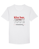 The Big Bang Theory, Kiss Her Tricou mânecă scurtă guler larg Bărbat Skater