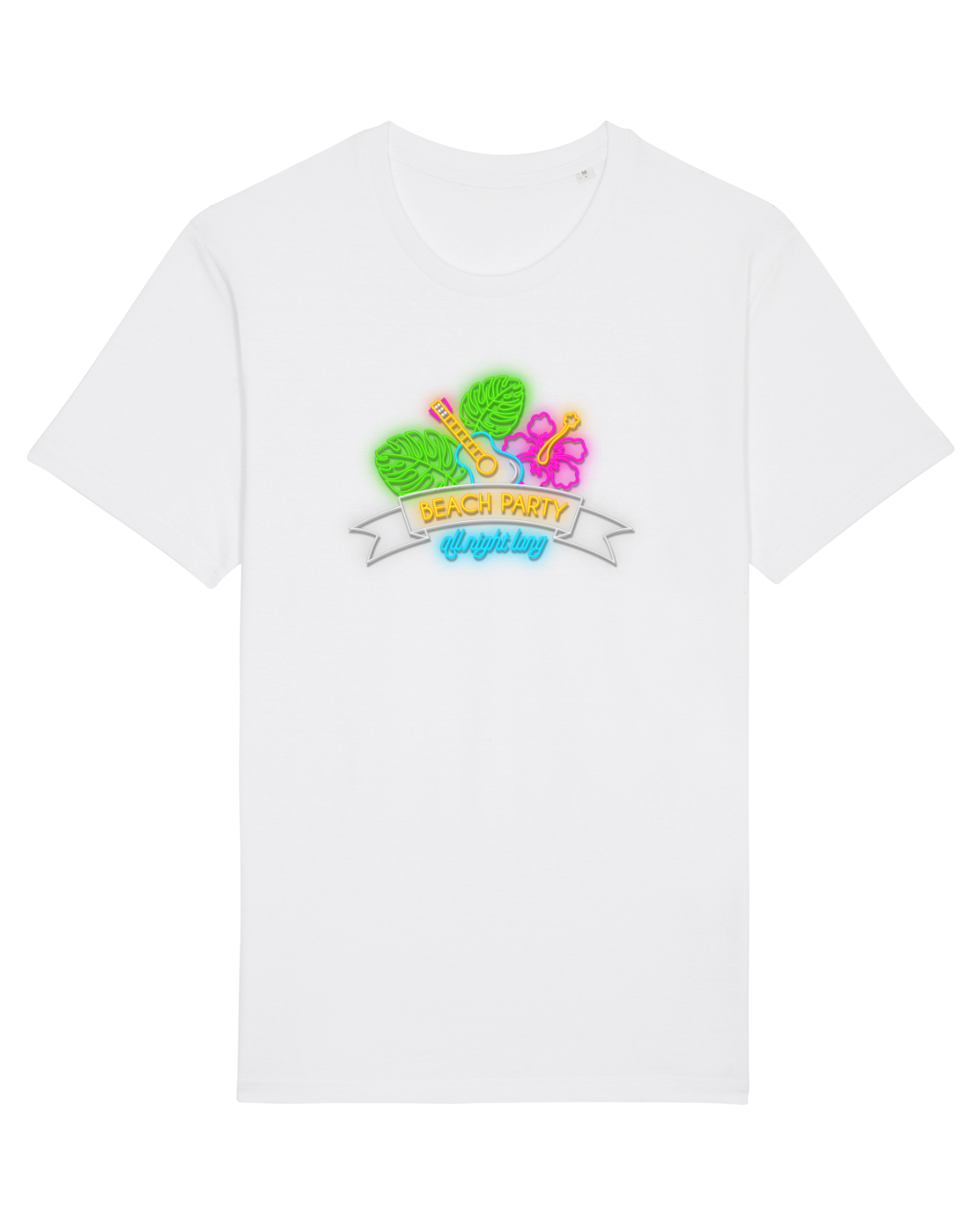 Tricou mânecă scurtă Unisex Rocker White