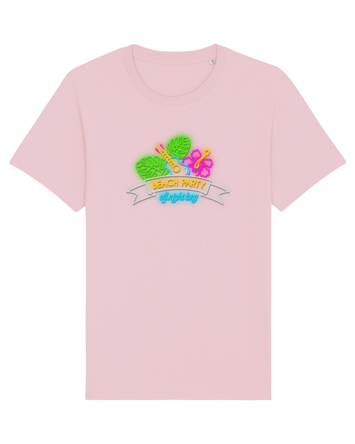 Tricou mânecă scurtă Unisex Rocker Cotton Pink