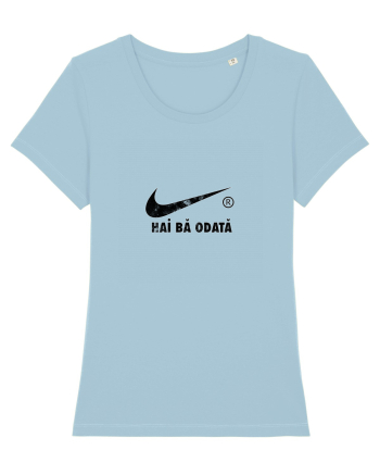 nike logo Sky Blue