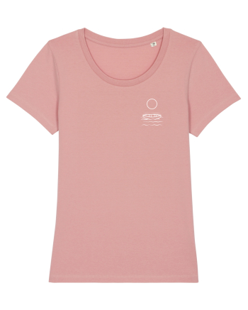 Circle Sun - white boat (chest) Canyon Pink