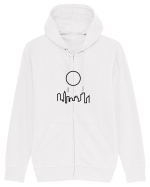 Circle Sun - black city Hanorac cu fermoar Unisex Connector