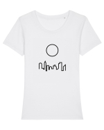 Circle Sun - black city Tricou mânecă scurtă guler larg fitted Damă Expresser