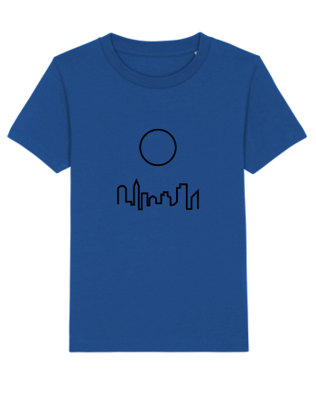 Circle Sun - black city Majorelle Blue
