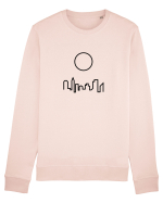 Circle Sun - black city Bluză mânecă lungă Unisex Rise