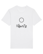 Circle Sun - black city Tricou mânecă scurtă Unisex Rocker