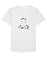 Circle Sun - black city Tricou mânecă scurtă guler larg Bărbat Skater