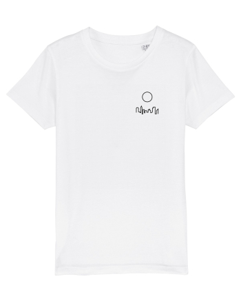 Circle Sun - black city (chest) White