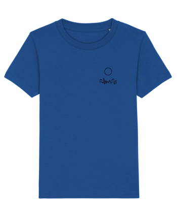 Circle Sun - black city (chest) Majorelle Blue