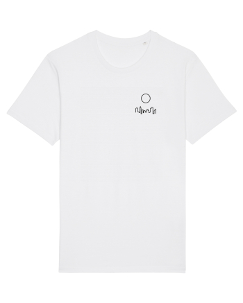 Circle Sun - black city (chest) White