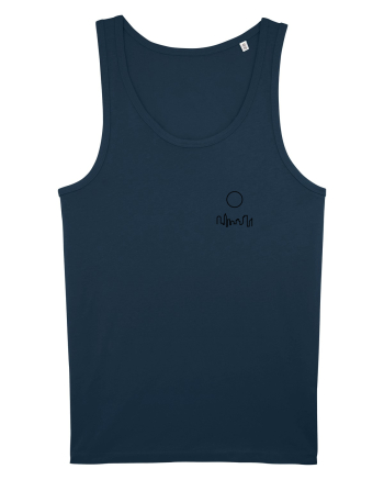 Circle Sun - black city (chest) Navy