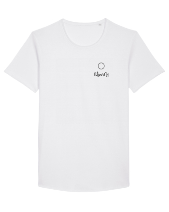 Circle Sun - black city (chest) White
