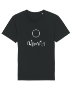 Circle Sun - white city Tricou mânecă scurtă Unisex Rocker