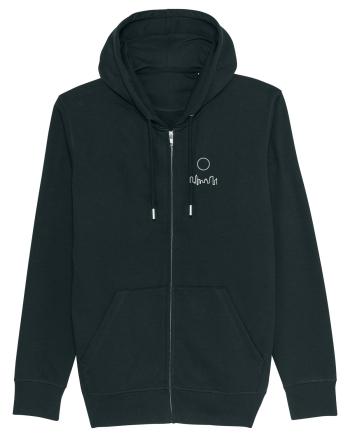 Circle Sun - white city (chest) Black