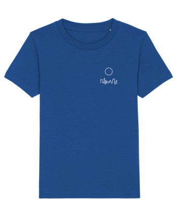Circle Sun - white city (chest) Majorelle Blue
