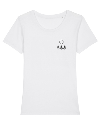 Circle Sun - black forest (chest) White