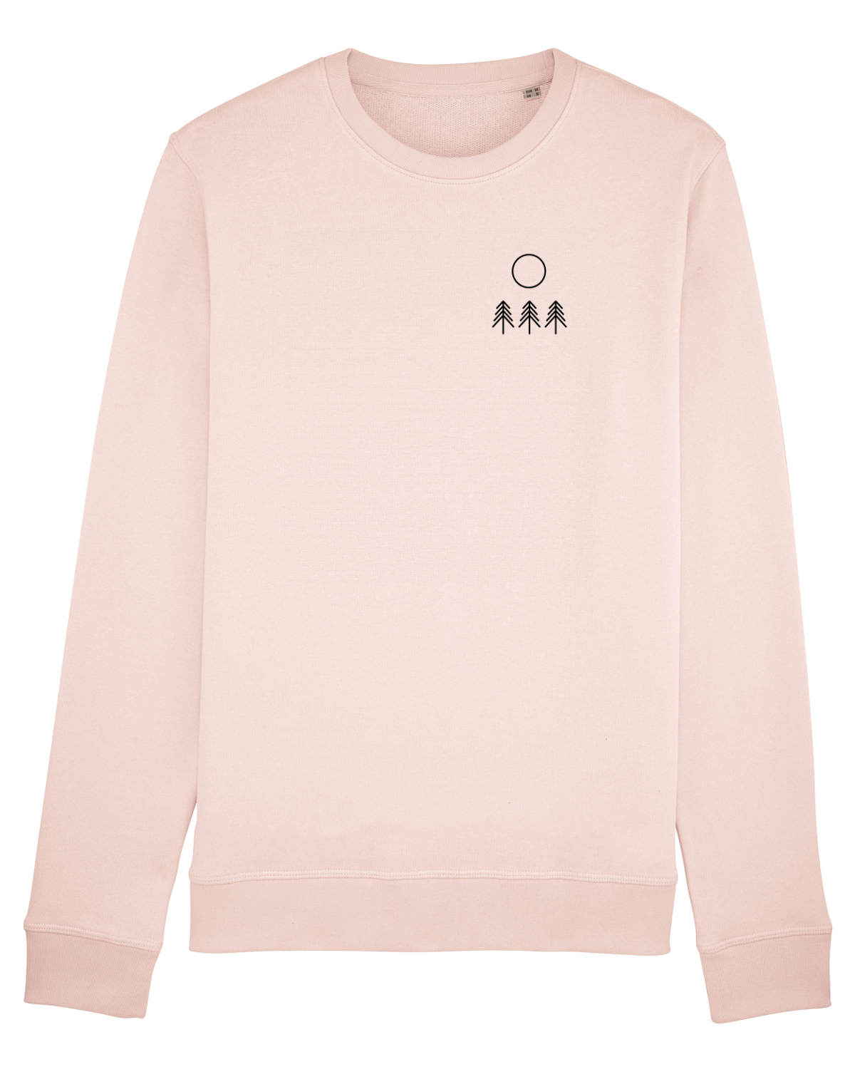 Bluză mânecă lungă Unisex Rise Candy Pink