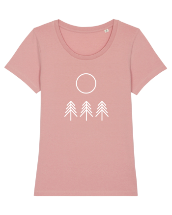 Circle Sun - white forest Canyon Pink