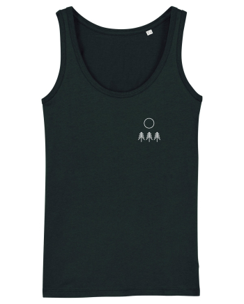 Circle Sun - white forest (chest) Black