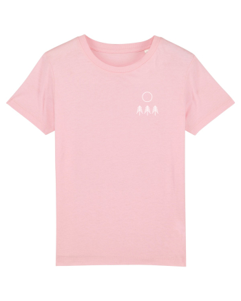 Circle Sun - white forest (chest) Cotton Pink