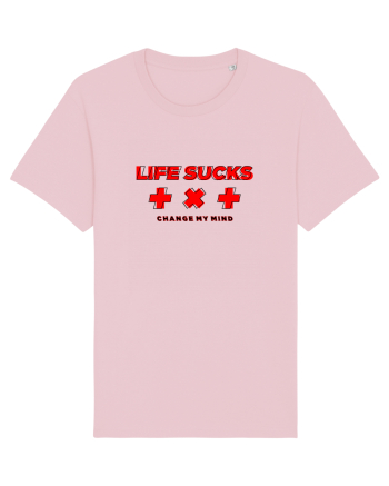 Life s*cks Cotton Pink