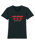 Life s*cks Tricou mânecă scurtă guler V Bărbat Presenter