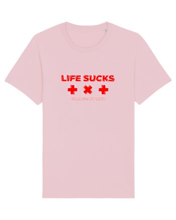Life s*cks Cotton Pink
