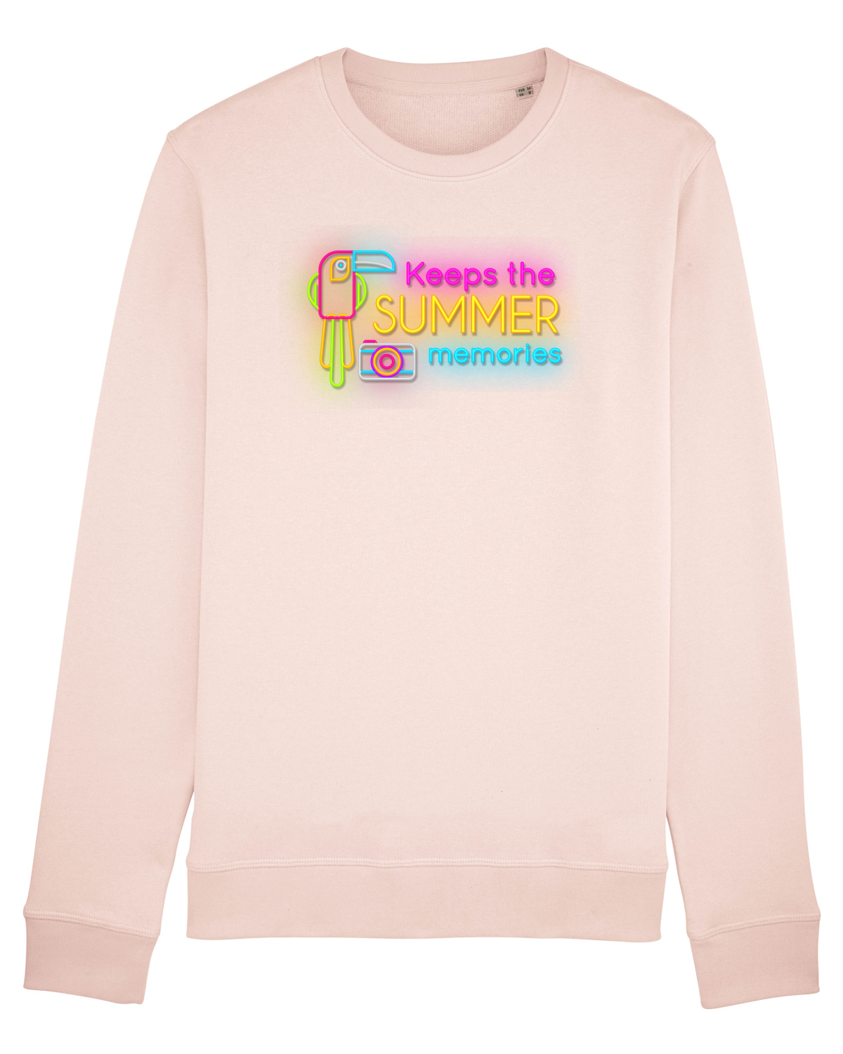 Bluză mânecă lungă Unisex Rise Candy Pink