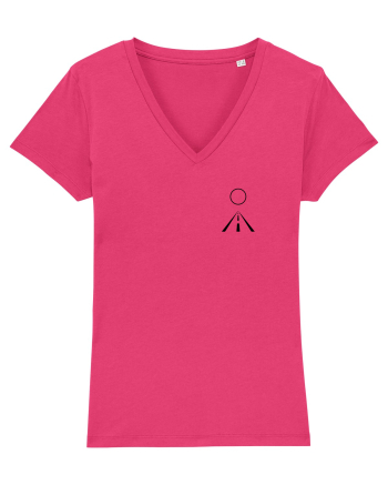 Circle Sun - black road (chest) Raspberry