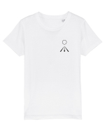 Circle Sun - black road (chest) Tricou mânecă scurtă  Copii Mini Creator