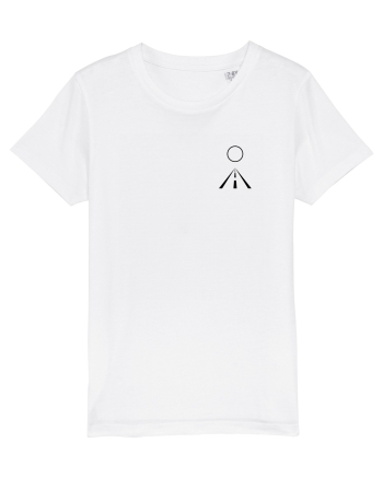 Circle Sun - black road (chest) White