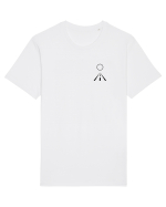 Circle Sun - black road (chest) Tricou mânecă scurtă Unisex Rocker
