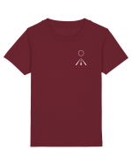 Circle Sun - white road (chest) Tricou mânecă scurtă  Copii Mini Creator