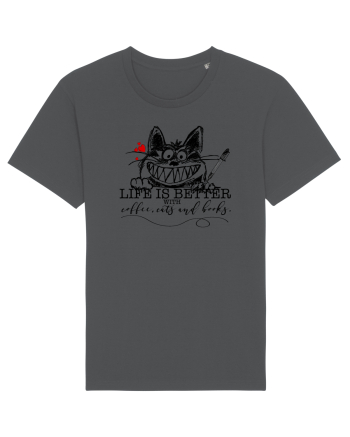Coffee, Cats & Books Anthracite