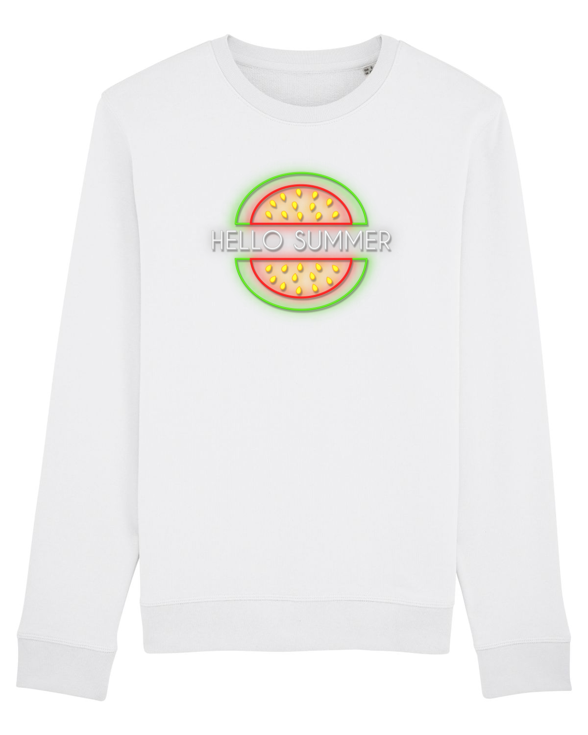 Bluză mânecă lungă Unisex Rise White