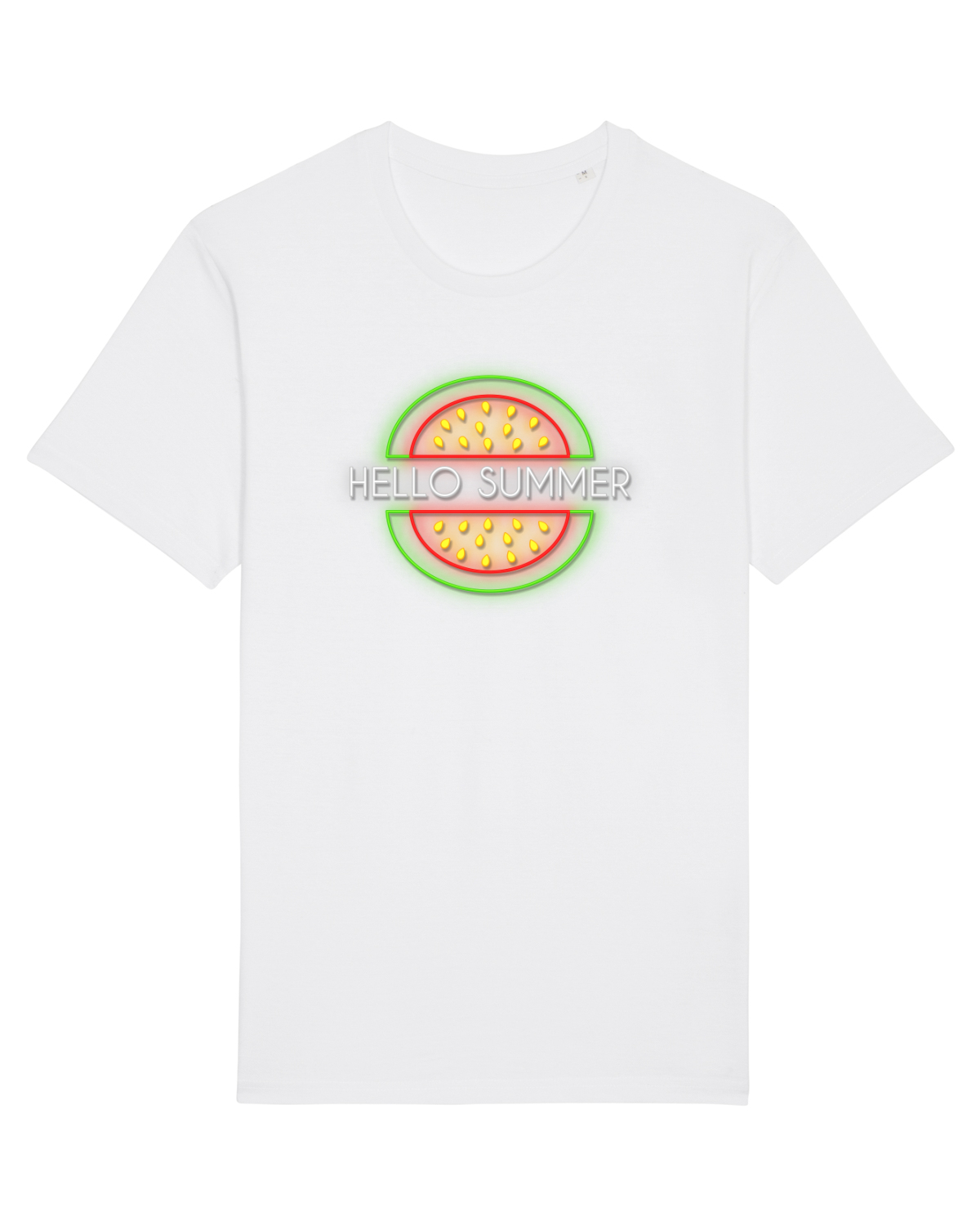 Tricou mânecă scurtă Unisex Rocker White