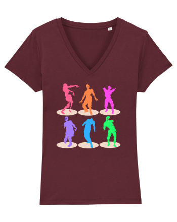 Zombie Crew Dance Burgundy