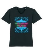 MaiDansamMultAici Tricou mânecă scurtă guler V Bărbat Presenter