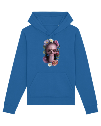Craniu cu flori punishskull 02 Royal Blue