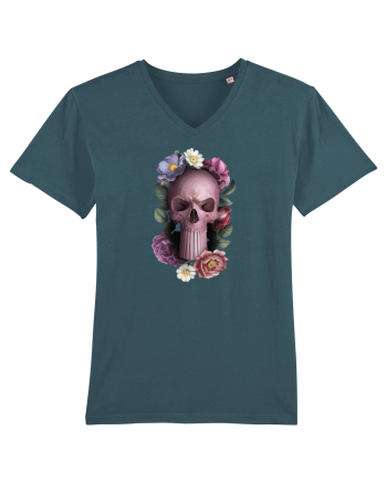 Craniu cu flori punishskull 02 Stargazer