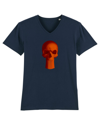 Craniu punishskull 02 orange French Navy