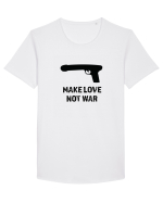 Make love, not war! Tricou mânecă scurtă guler larg Bărbat Skater