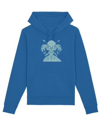 green skull Royal Blue