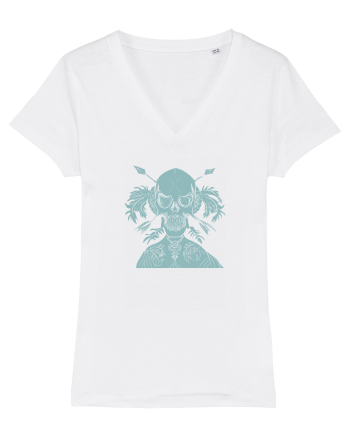 green skull White