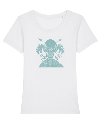 green skull White