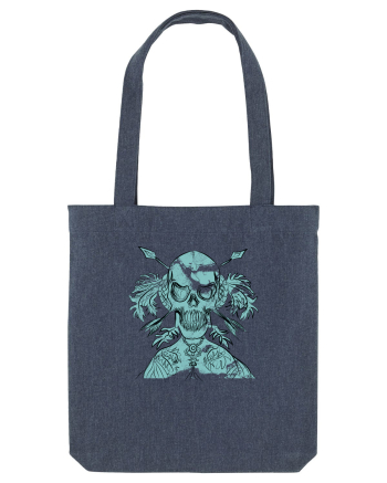  fighter skull Midnight Blue