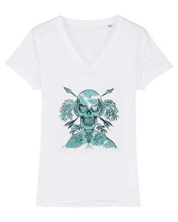  fighter skull White