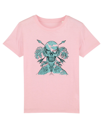  fighter skull Cotton Pink