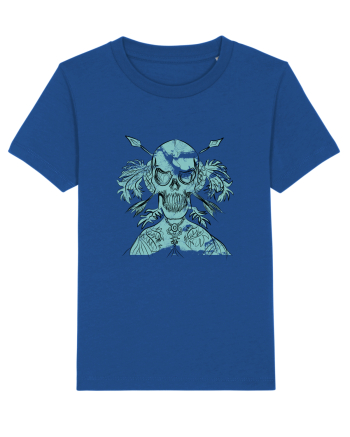  fighter skull Majorelle Blue