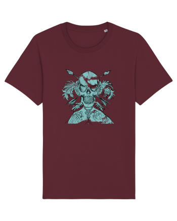  fighter skull Burgundy